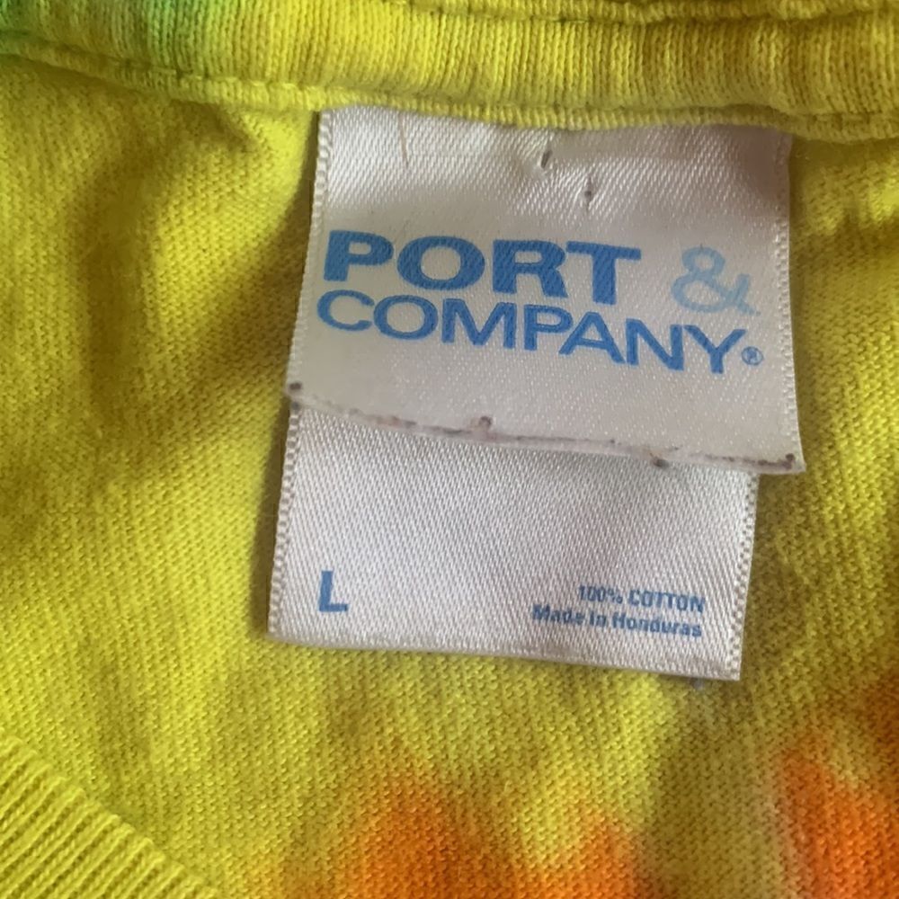 TShirt Tie Dyed Long Sleeve Cotton Size L Cantina - Picture 7 of 8